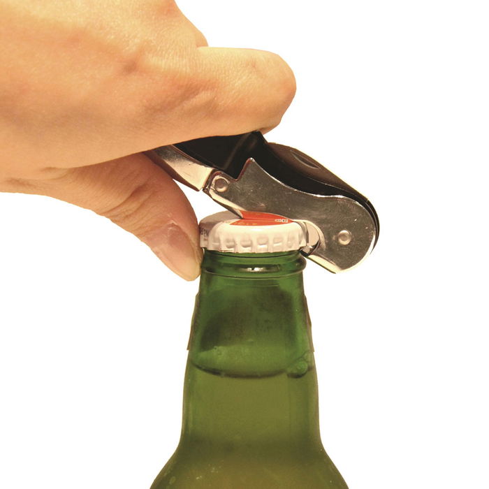 Saveur et Degustation Sacacorchos Doble Gatillo y Abridor de Botellas Profesional 11,7 cm Colores Surtidos