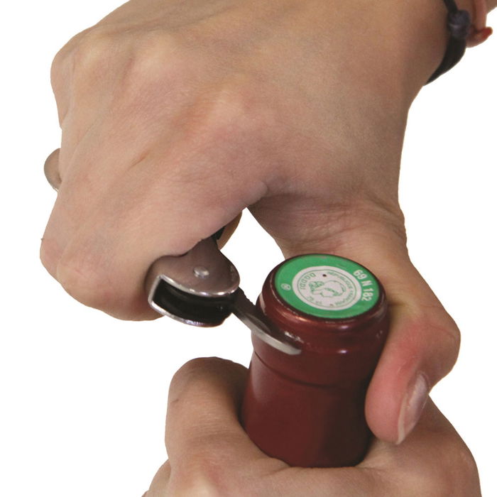 Saveur et Degustation Sacacorchos Doble Gatillo y Abridor de Botellas Profesional 11,7 cm Colores Surtidos