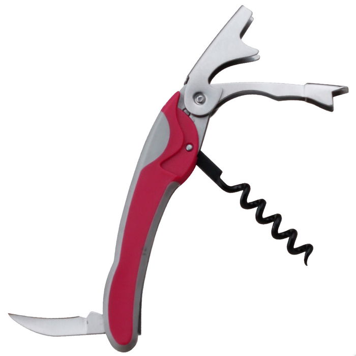 Saveur et Degustation Sacacorchos Doble Gatillo y Abridor de Botellas Profesional 11,7 cm Colores Surtidos