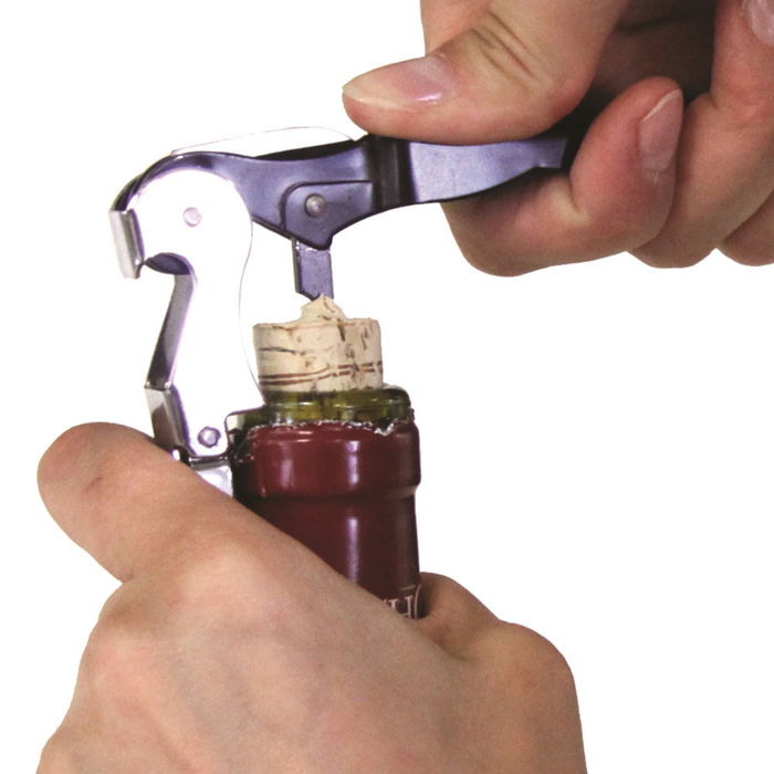 Saveur et Degustation Sacacorchos Doble Gatillo y Abridor de Botellas Profesional 11,7 cm Colores Surtidos