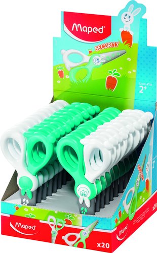 Maped Kidi-cut Tijera escolar 12 cm Azul-Blanco