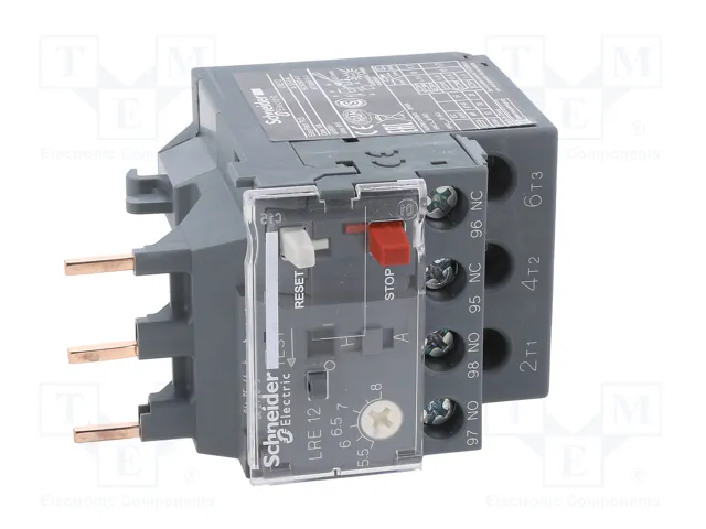 SCHNEIDER ELECTRIC Relé térmico LRE12 5,5-8A NC+NO SCHNEIDER ELECTRIC Relé térmico LRE12 5,5-8A NC+NO