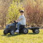 Smoby Farmer XL Tractor a pedales con remolque - Negro
