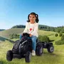 Smoby 3032167101310 Tractor de Pedal Farmer XL con Remolque - Negro