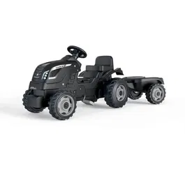 Smoby 3032167101310 Tractor de Pedal Farmer XL con Remolque - Negro