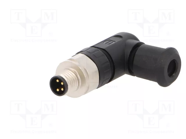 HARTING Conector M8 macho 4 pines angular 90°