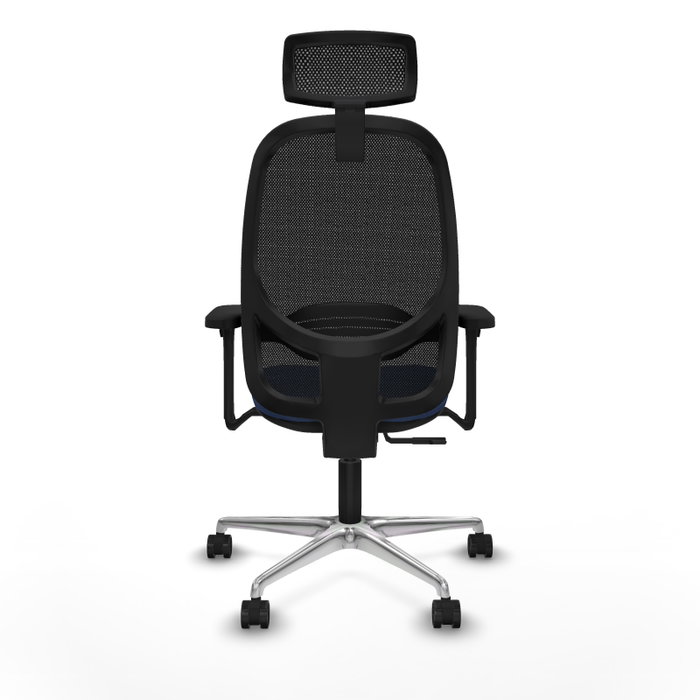 PIQUERAS Y CRESPO Silla de oficina Cilanco con Mecanismo Sincro, Azul marino y Negro