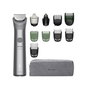 Philips Cortapelos All-In-One Series 5000 MG5941/15 con 11 Accesorios, Gris claro
