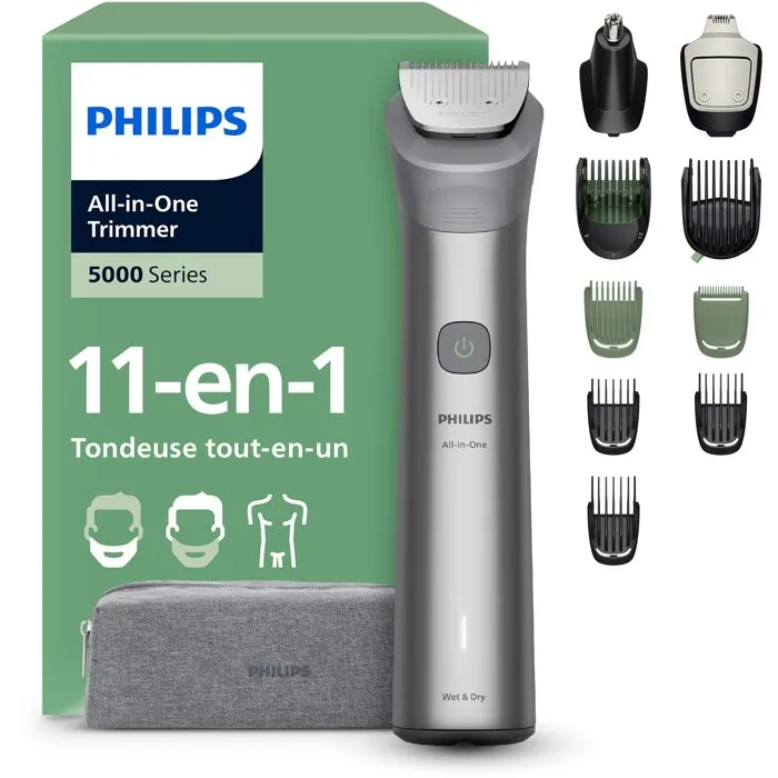 Philips Cortapelos All-In-One Serie 5000 MG5941/15 con 11 Accesorios