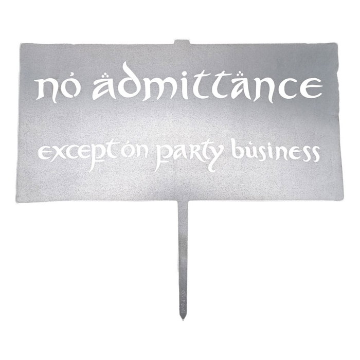 Weta Workshop El Señor de los Anillos Metalbird No Admittance Sign 32 cm Weta Workshop El Señor de los Anillos Metalbird No Admittance Sign 32 cm