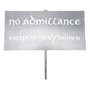 Weta Workshop El Señor de los Anillos Metalbird No Admittance Sign 32 cm