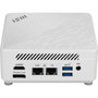 MSI Cubi 5 1M-614EU Mini PC - Intel Core i3-100U, 8GB RAM, 512GB SSD, Windows 11 Home, Blanco, Compacto, Wi-Fi 6E, Thunderbolt 4