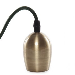 Pendel E27 Cable 1000 x 0,75mm Tela - Rosetón