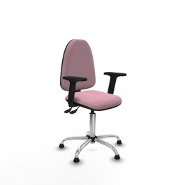 PIQUERAS Y CRESPO Silla de oficina Aýna Rosa con Mecanismo Asincro