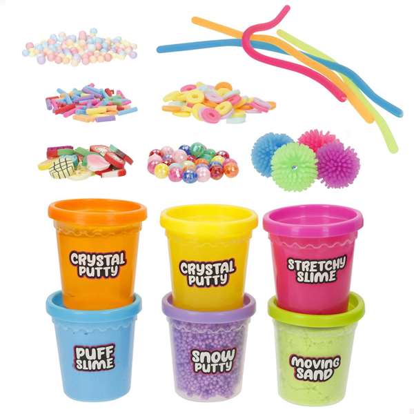 Color Baby Crea Tu Slime Mega Set con 6 botes y accesorios