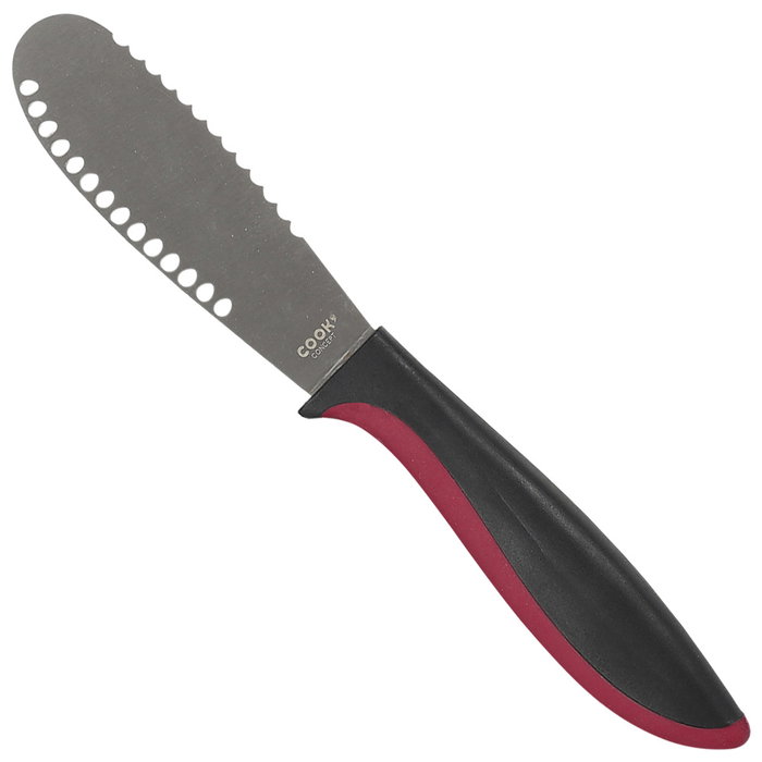 Cook Concept Cuchillo Mantequilla Doble Filo con Rallador para Tostadas Perfectas Colores Surtidos