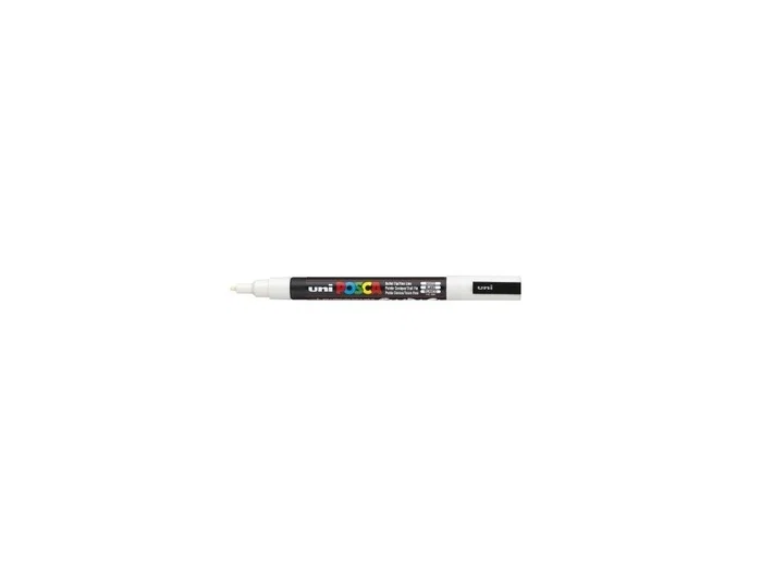 Posca Marcador PC-3M Blanco Punta Cónica 0,9-1,3 mm