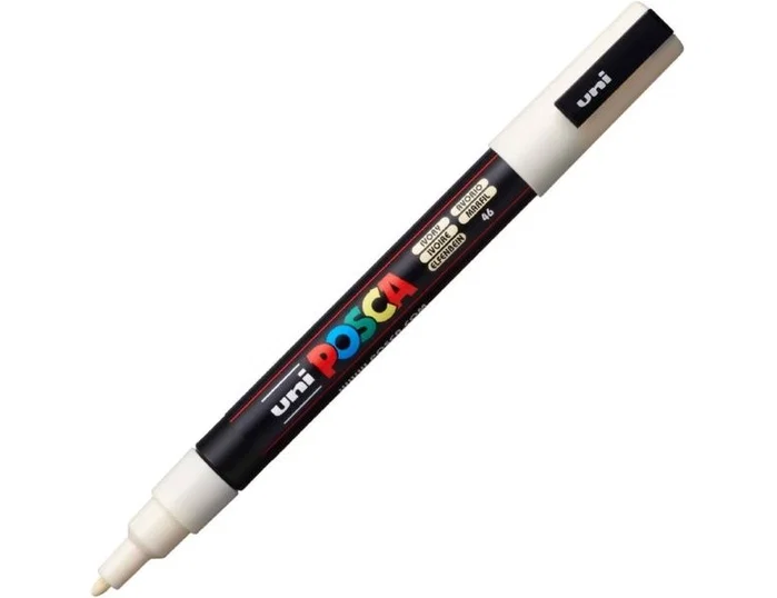 Posca Marcador PC-3M Blanco Punta Cónica 0,9-1,3 mm