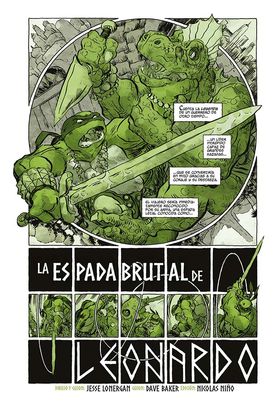 Teenage Mutant Ninja Turtles : Blanco Negro y Verde