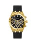 Guess GW0262G2 con caja dorada y correa de cuero negra