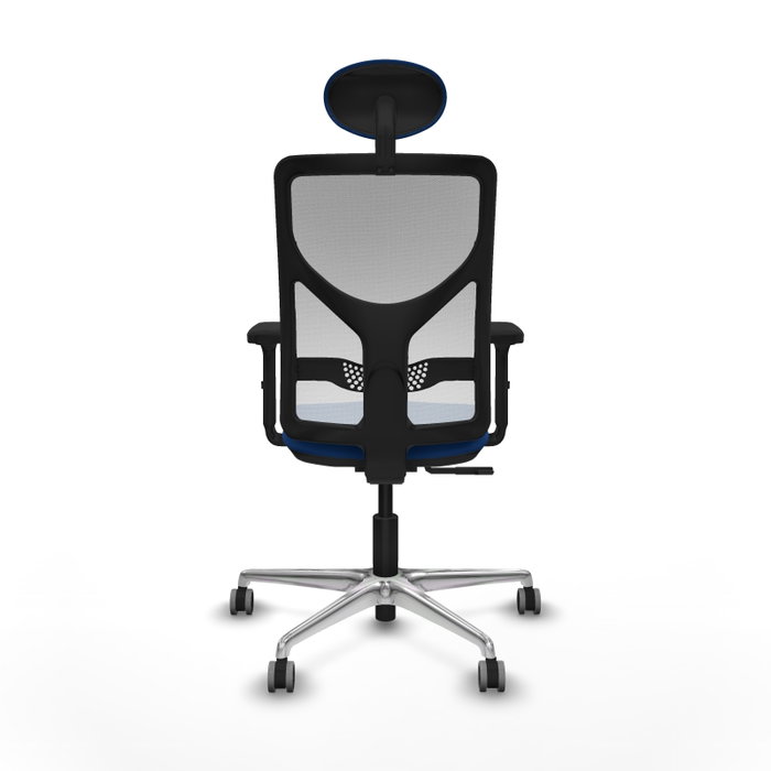 PIQUERAS Y CRESPO Silla de oficina Motilla con mecanismo Sincro, Azul y Blanco PIQUERAS Y CRESPO Silla de oficina Motilla con mecanismo Sincro, Azul y Blanco