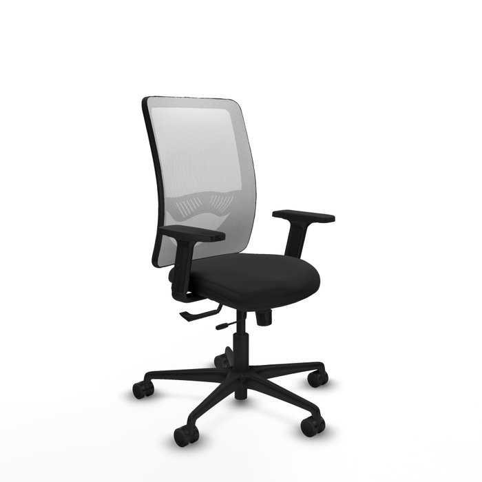 PIQUERAS Y CRESPO Silla de oficina Zulema con mecanismo Sincro/Traslack, Negro y Blanco PIQUERAS Y CRESPO Silla de oficina Zulema con mecanismo Sincro/Traslack, Negro y Blanco