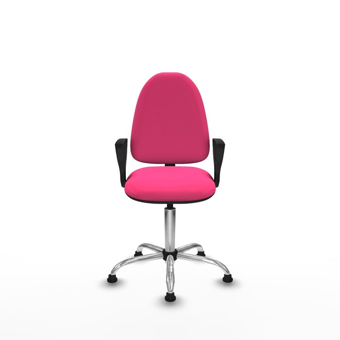 PIQUERAS Y CRESPO Silla de oficina Aýna Rosa con Brazos Fijos