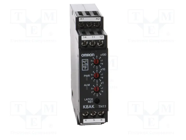 OMRON K8AK-TH11S Relé de monitorización de temperatura 100-240VAC