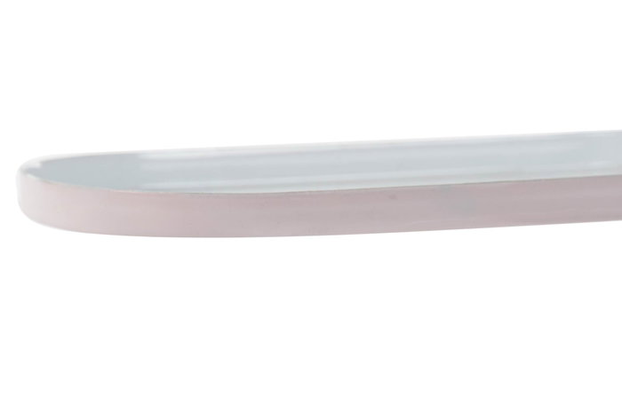 DKD Home Decor Bandeja Vaciabolsillos de Metal Blanca con Peine DKD Home Decor Bandeja Vaciabolsillos de Metal Blanca con Peine