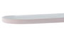 DKD Home Decor Bandeja Vaciabolsillos de Metal Blanca con Peine