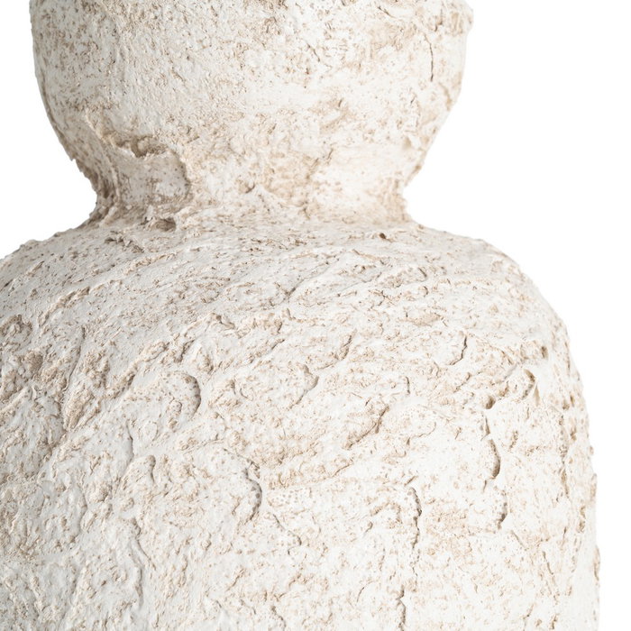 Jarrón Blanco Cerámica Decoración 23 X 23 X 40 cm