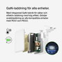 Belkin BoostCharge Pro 140W 4-Port GaN Cargador de Pared WCH014BTWH Blanco