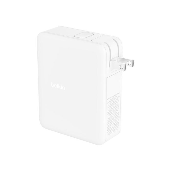 Belkin BoostCharge Pro 140W 4-Port GaN Cargador de Pared WCH014BTWH Blanco