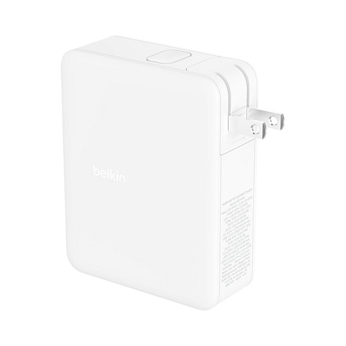 Belkin BoostCharge Pro 140W 4-Port GaN Cargador de Pared WCH014BTWH Blanco