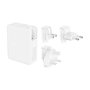 Belkin BoostCharge Pro 140W 4-Port GaN Cargador de Pared WCH014BTWH Blanco