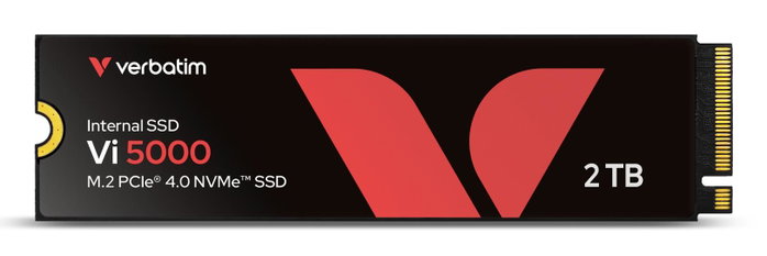 Verbatim Vi5000 M.2 SSD 2TB PCIe4 NVMe Verbatim Vi5000 M.2 SSD 2TB PCIe4 NVMe