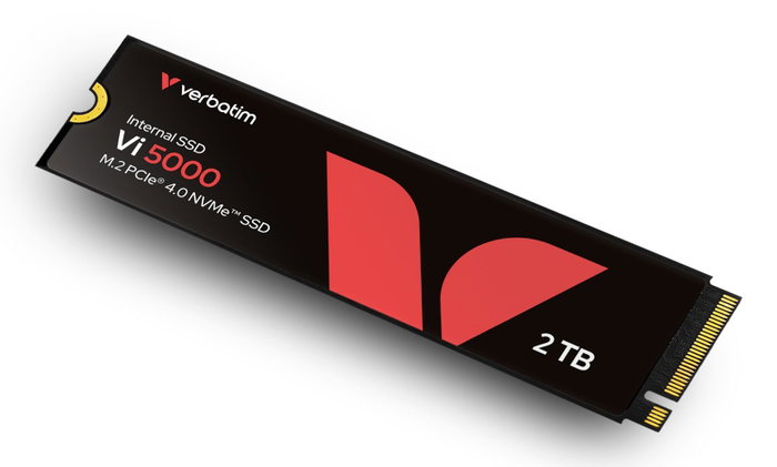 Verbatim Vi5000 M.2 SSD 2TB PCIe4 NVMe Verbatim Vi5000 M.2 SSD 2TB PCIe4 NVMe