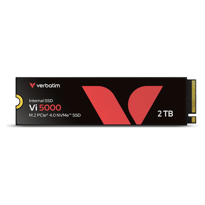 Verbatim Vi5000 SSD 2TB M.2 2280 PCI Express 4.0 NVMe, Velocidad Lectura 5000 MB/s y Escritura 4300 MB/s Verbatim Vi5000 SSD 2TB M.2 2280 PCI Express 4.0 NVMe, Velocidad Lectura 5000 MB/s y Escritura 4300 MB/s