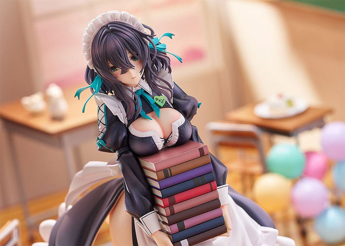 Original Illustration Estatua PVC 1/6 Maid Maison Hanikami Kanojo Hikage Chigami Illustration by Piromizu 28 cm