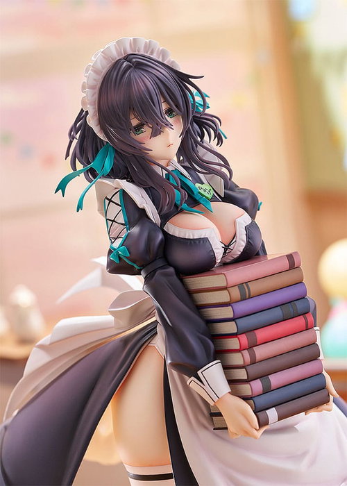 Original Illustration Estatua PVC 1/6 Maid Maison Hanikami Kanojo Hikage Chigami Illustration by Piromizu 28 cm