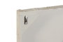 DKD Home Decor Decoración de Pared MDF Abstracto 3D Blanco 80x80x6 cm