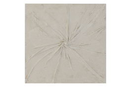 DKD Home Decor Decoración Pared Scandi Blanco Abstracto Mdf 6 x 80 x 80 cm