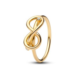 Anillo Mujer Pandora 163759C01-50 10 Dorado