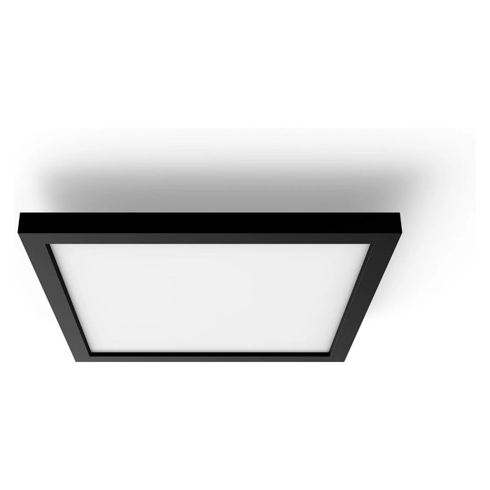 Philips Hue White Ambiance Aurelle Panel LED Luz de Techo Inteligente Cuadrado 30x30 cm Bluetooth Regulable Negro Philips Hue White Ambiance Aurelle Panel LED Luz de Techo Inteligente Cuadrado 30x30 cm Bluetooth Regulable Negro