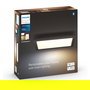 Philips Hue White Ambiance Aurelle Panel LED Luz de Techo Inteligente Cuadrado 30x30 cm Bluetooth Regulable Negro