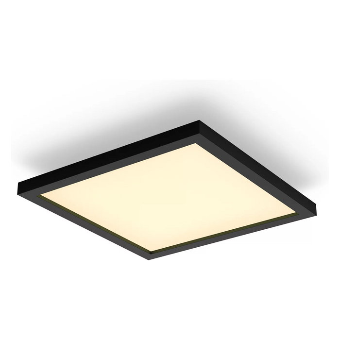 Philips Hue White Ambiance Aurelle Panel LED Luz de Techo Inteligente Cuadrado 30x30 cm Bluetooth Regulable Negro Philips Hue White Ambiance Aurelle Panel LED Luz de Techo Inteligente Cuadrado 30x30 cm Bluetooth Regulable Negro