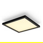 Philips Hue White Ambiance Aurelle Panel LED Luz de Techo Inteligente Cuadrado 30x30 cm Bluetooth Regulable Negro