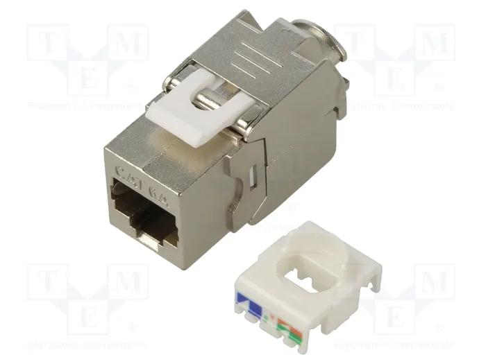 GOOBAY Módulo RJ45 Keystone Cat 6a Plata GOOBAY Módulo RJ45 Keystone Cat 6a Plata