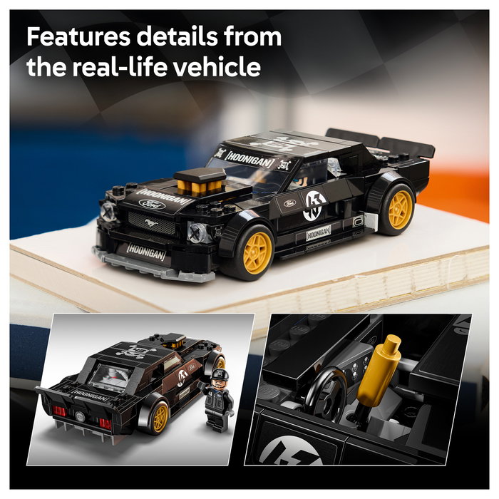 LEGO Speed Champions 65 Ford Mustang Hoonicorn V1 de Ken Block (77262) de 345 piezas