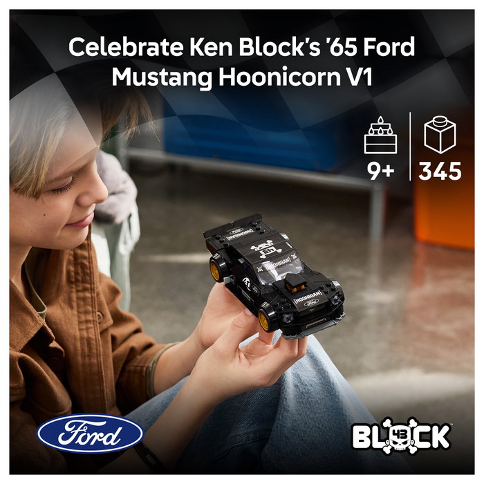 LEGO Speed Champions 65 Ford Mustang Hoonicorn V1 de Ken Block (77262) de 345 piezas